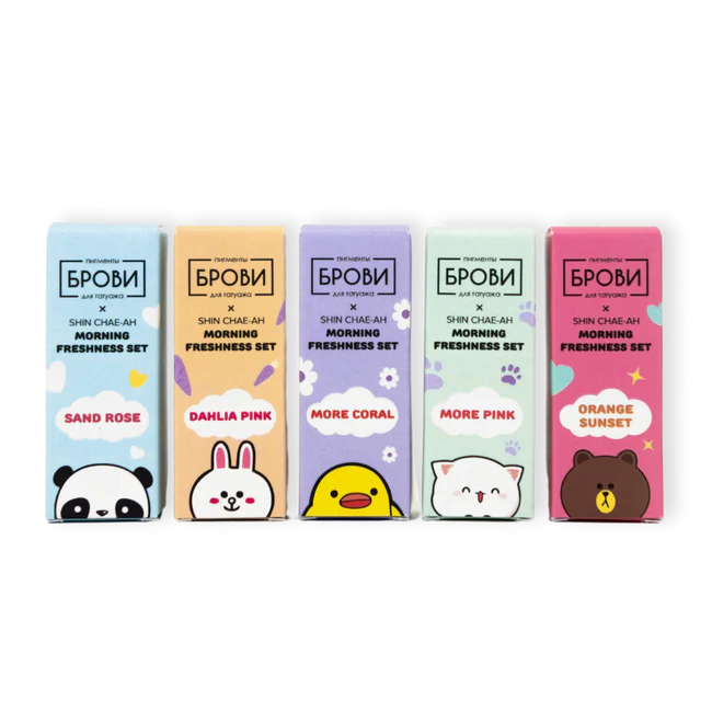 Brovi Lips - Shin Chae-Ah Morning Freshness Set - 5x5ml