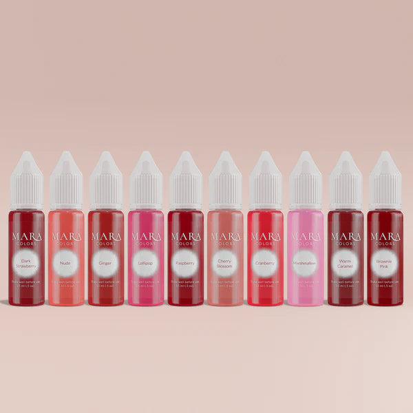 Mara Pro - Lip Pigments Set 10x15ml